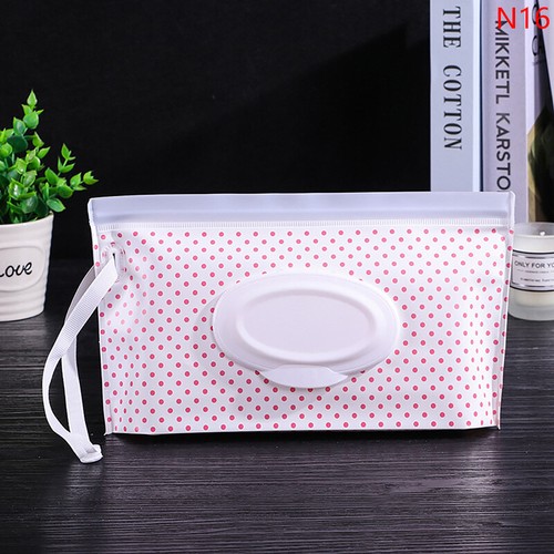 Baby Wet Wipe Pouch Portable Wipes Holder Case Flip Cover Refillable Tissue BKE - Picture 27 of 33