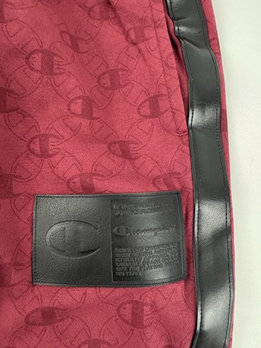 NEW Champion Classic Fleece Logo Links Sweatpants Size S Maroon Men's $70 - Picture 7 of 12