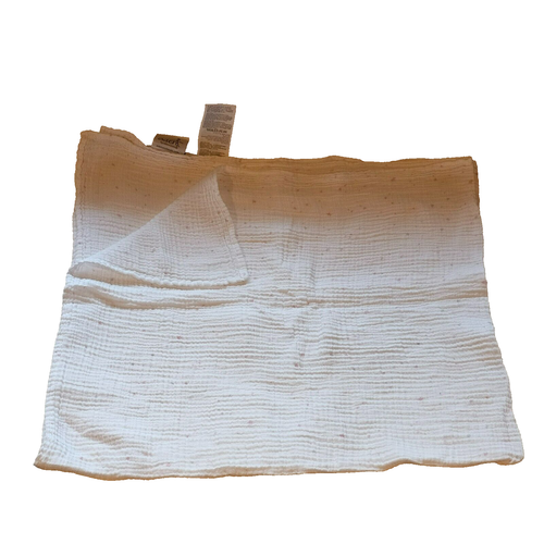 Aden + Anais Baby Mädchen Baumwolle Musselin Swaddle Decke weiß grau rosa Stern 44" - Bild 2 von 4