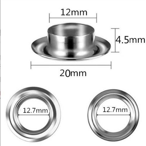Ösen Rundösen 12-20mm Set /Edelstahl Druckknopf Schraube Set Für Planenösen - Bild 13 von 35