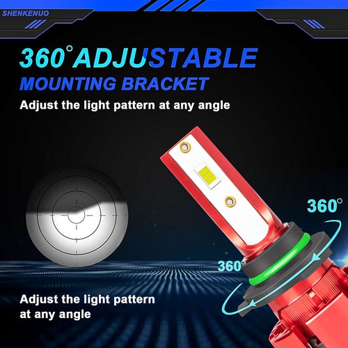 For Mitsubishi Outlander 2007-2013 LED Headlight Bulbs + Fog Lights 6000K White - Picture 5 of 12