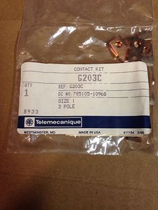 Telemecanique-G203C-Size-1-3-Pole-Contact-Kit-NEW