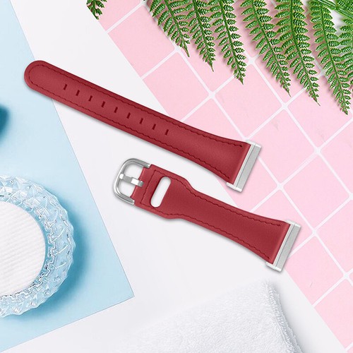 Genuine Leather Watch Band Strap Replacement Bracelet For Fitbit Versa 4/Sense 2 - Picture 8 of 18