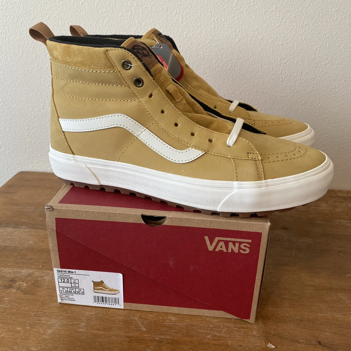 Wheat vans sk8 clearance hi