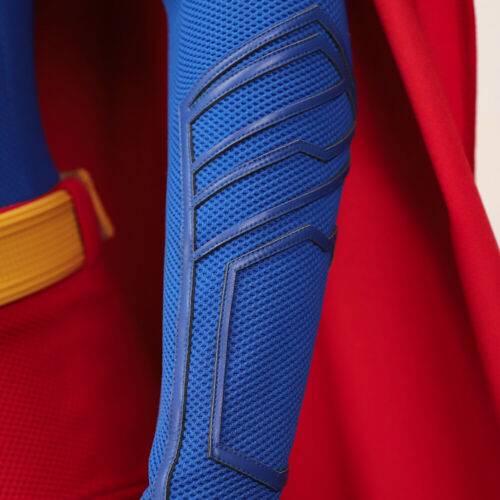 High Quality Superman Legacy Clark Kent Jumpsuit Cosplay Costume Men Outfit Set - Picture 17 of 23