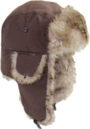 Trapper Warm Russian Trooper Hat Winter Skiing Cap Women Men One Size, Coffee  - Picture 1 of 2