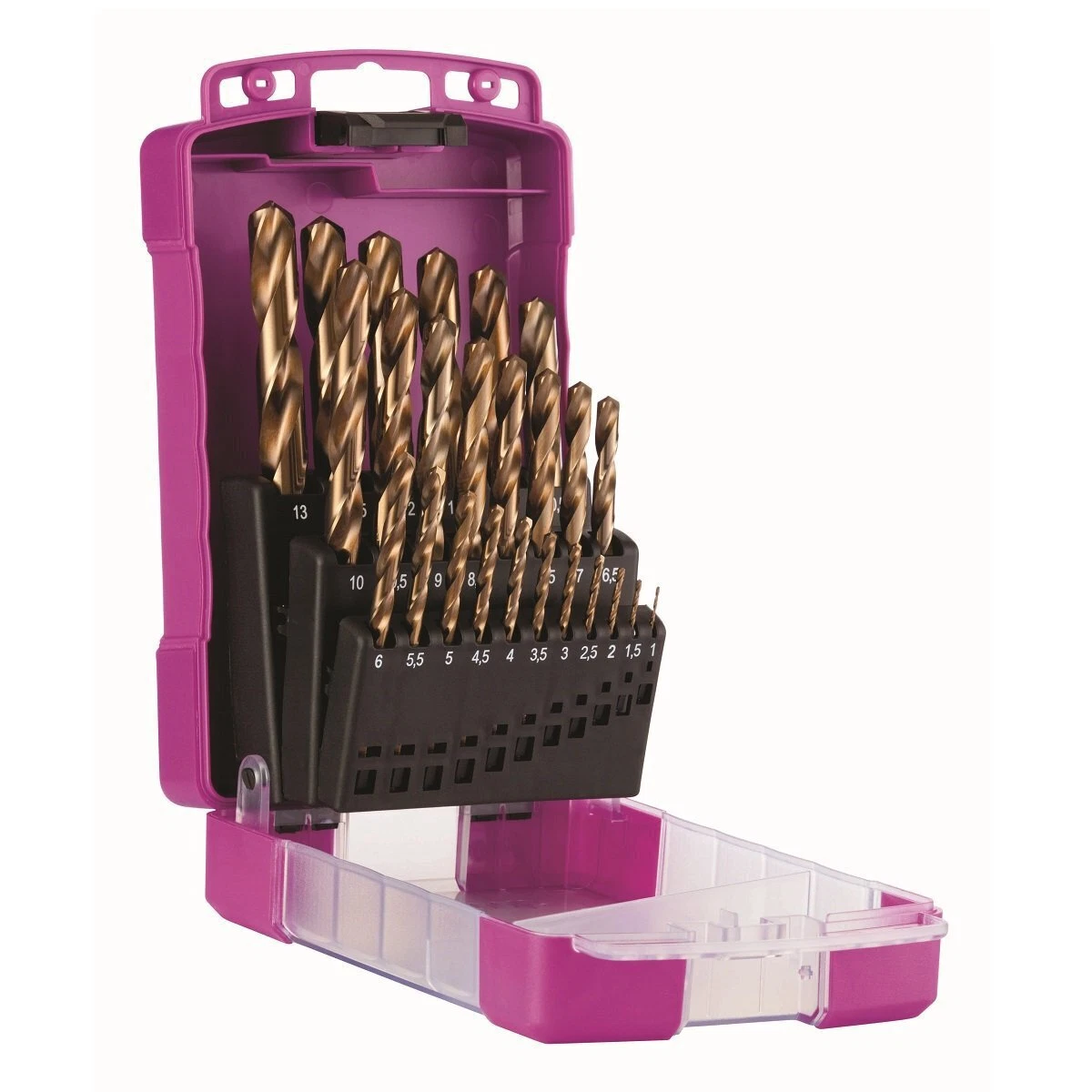 Sutton Jobber Heavy Duty Cobalt Drill Set D109 25 Piece Metric