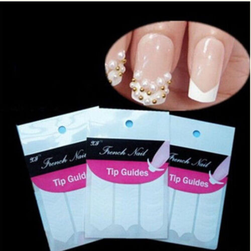 New French Manicure Nail Art Tips Form Guide Sticker Polish DIY - Picture 4 of 9