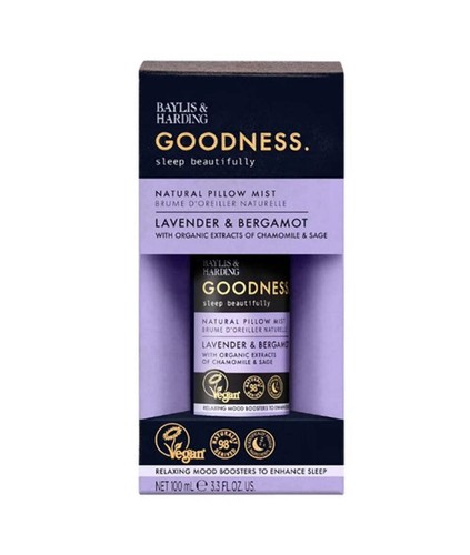 Baylis And Harding Goodness Lavender And Bergamot Natural Pillow Mist 100ml - Picture 6 of 7