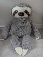 IKASA Large Sloth Stuffed Animal Soft Bradypode Toys for Children (Grey, 78cm)
