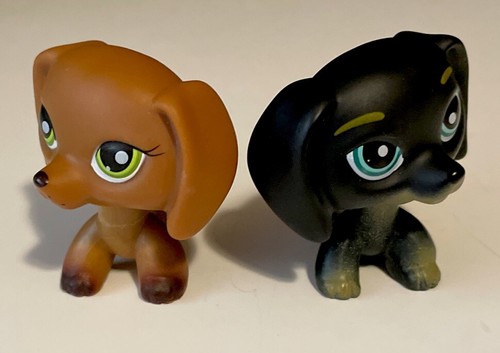 Littlest Pet Shop ❀ LPS ❀ figure bassotto marrone e nero #139 & #325 - Foto 7 di 10