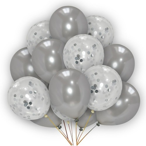 500X BALLOONS CONFETTI Helium LATEX BALLOON Wedding Birthday Party BALOONS DECOR - Picture 4 of 17
