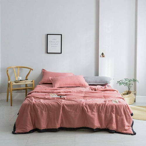 Air Condition Quilt for Bed Sofa Airplane Super Breathable Thin Quilts Bedspread - Picture 8 of 20