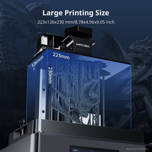 ANYCUBIC 3D Printer Photon Mono M7 14K HD LCD SLA Resin 3D Drucker - Bild 5 von 9