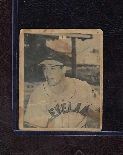 1948 Bowman #5 Bob Feller, Cleveland Indians, HOF, Poor!
