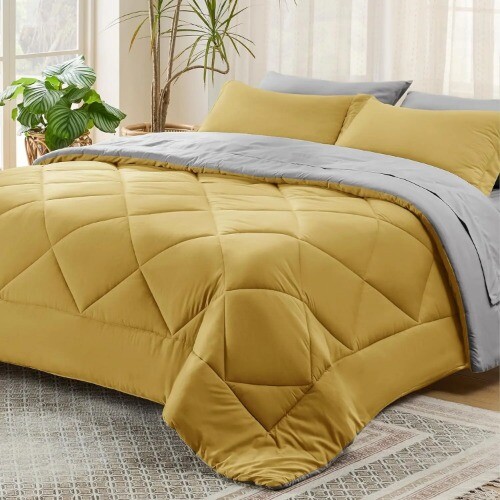Bedsure Comforter Set - Reversible Queen Bed in a Bag with Comforters, Sheet - Picture 18 of 40