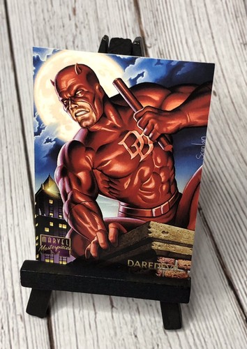 1995 Marvel Masterpieces Ally Daredevil #27 Base Card Peter J Scanlan - Bild 3 von 3