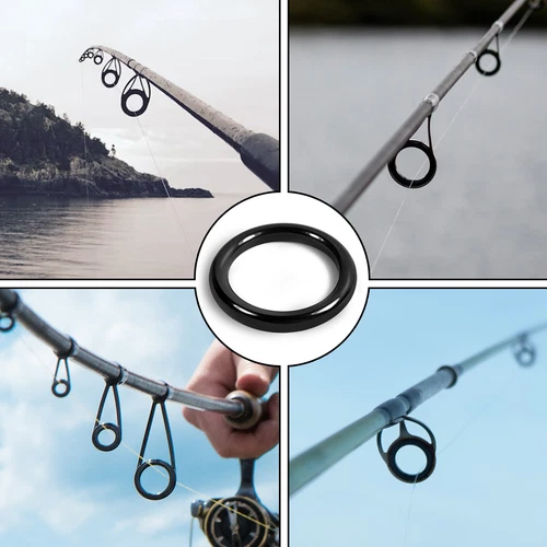 26Pcs Angelruten Reparaturset Ring Keramik O-Ringe Rutenauge Führungsring Rute - Bild 6 von 9