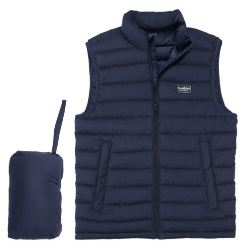 Rokka&Rolla Men's Lightweight Sleeveless Winter Vest Jacket Packable Puffer Coat - Picture 17 of 32