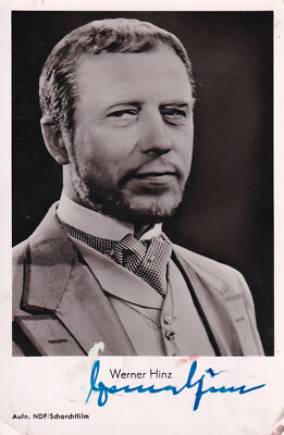 Autograph - Werner Hinz