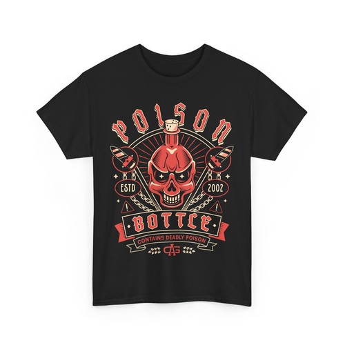 Poison Bottle Crest Unisex T-Shirt. Ragnarok Online Video Game. Slime. Poring. - Picture 4 of 4