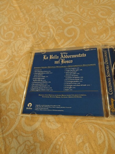 WALT DISNEY LA BELLA ADDORMENTATA NEL BOSCO MEGA RARO CD REMASTERED COME NUOVO - Foto 2 di 4