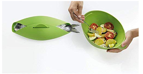 Food Grade Silicone Steaming Bowl Folding Bowl Baking and Stirring Function - Picture 9 of 11