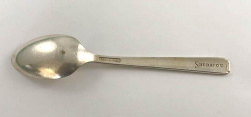 Vintage Reed & Barton SHERATON Hotel Monogrammed Silver Plate Spoon - Picture 3 of 7