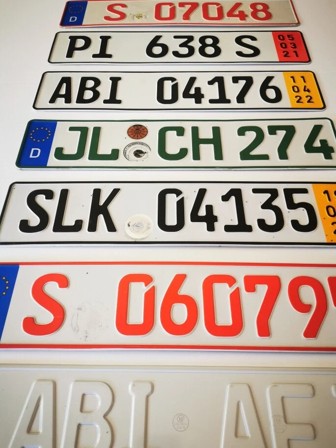 原装德国季节性车牌老式适用于保时捷适用于阿斯顿马萨博 — 第 4/4 张图片