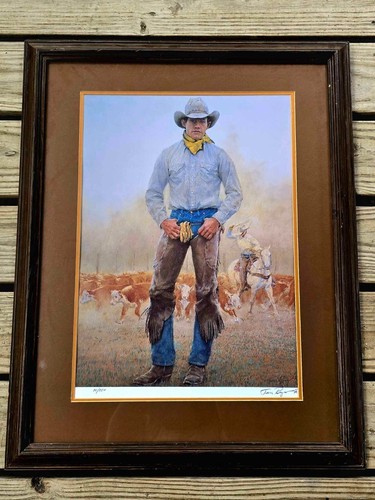 Tom Ryan “Calf Buster” Signed Limited Edition Print – 94/750 - COA Western Art - Picture 7 of 7