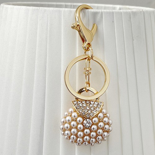 Pearl Keychain Travel Purse Decorations soldes for Handbag Cute Keyrings