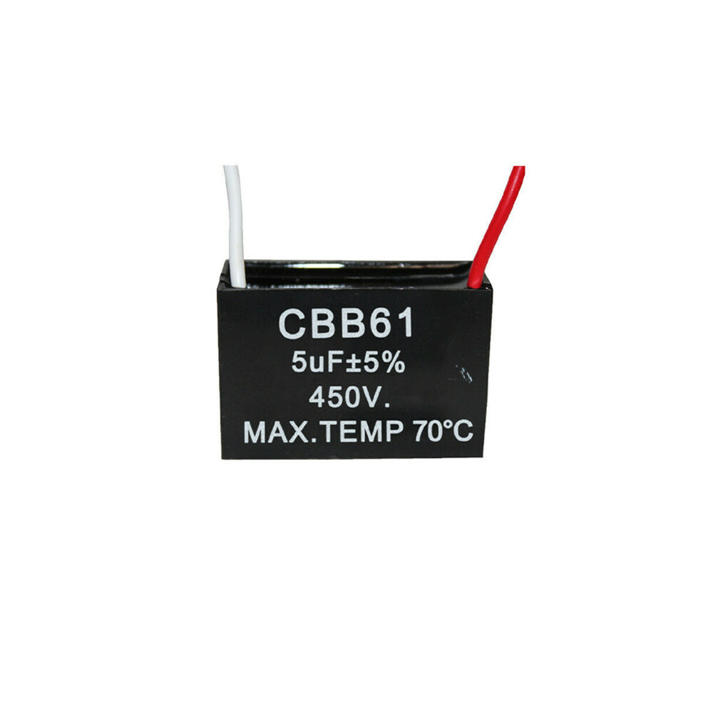 5pcs CBB61 1,2uF 450V Motor Start Run Fan Capacitor Kondensatoren