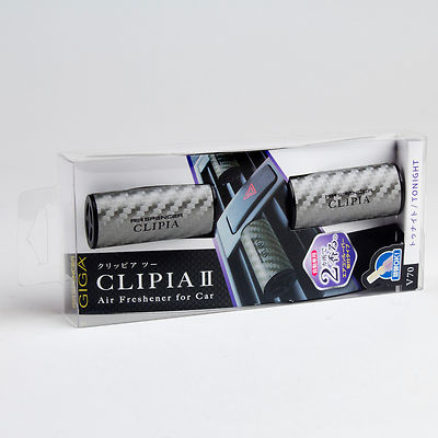 Giga Clipia 'Tonight' V70 Clip-on Air Freshener Made in Japan 056720 Silver CF