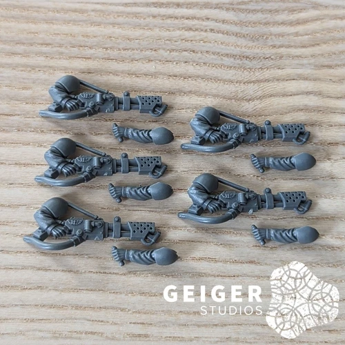 Warhammer 40K Astra Militarum Bits | Cadian Squad *OLD* | Flamer Lots 5x
