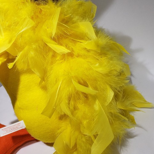 Vintage 2006 Annalee 18" gelbe Entenfedern Frühling Strohhut beweglich Mobilitee - Bild 10 von 17