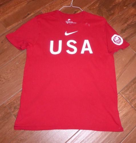 Nike USA Olympic Team Men's Size Large Red T-Shirt