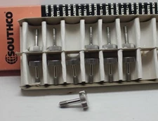 12 NIB Southco # 58-21-109-24 Captive Thumb Screws, Chromed