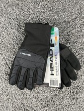 Head Men's HEAD Men's Waterproof Hybrid Gloves XL, Black Touchscreen 1601703