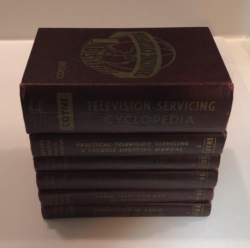 COYNE Applied Practical Radio-Television-1957-Vintage 6 Book Hardcover Set - Picture 11 of 12
