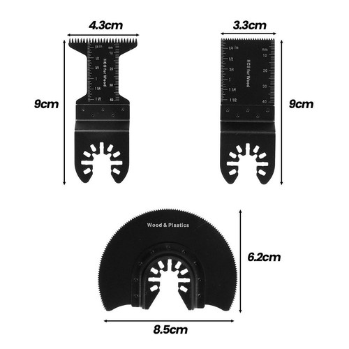 23Stk Sägeblatt Multifunktionswerkzeug Zubehör Set für Fein Multimaster Bosch DE - Bild 7 von 10