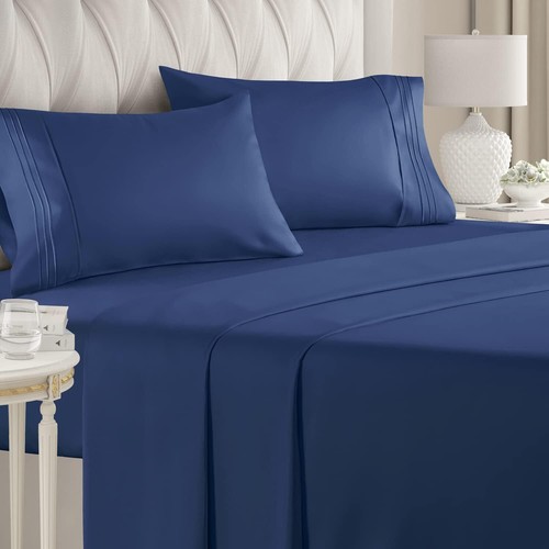4 Piece Sheet Set, Hotel Luxury Soft & Wrinkle Free Bed Sheets by CGK Linens - Picture 41 of 61