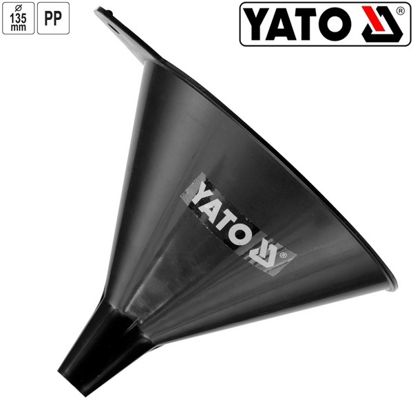 Yato Trichter EinfüLltrichter ÖLtrichter Kraftstoff Benzintrichter 135 Mm-image