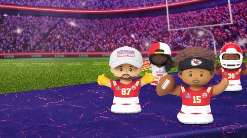Little People Collector Super Bowl LVIII Champions Set Kansas City Chiefs - Picture 11 of 12