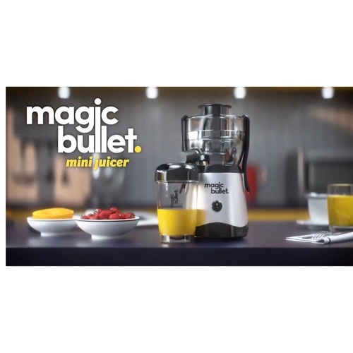 Magic Bullet Mini Juicer with 16 oz Cup, Compact Juice Extractor Machine, Silver - Picture 8 of 14