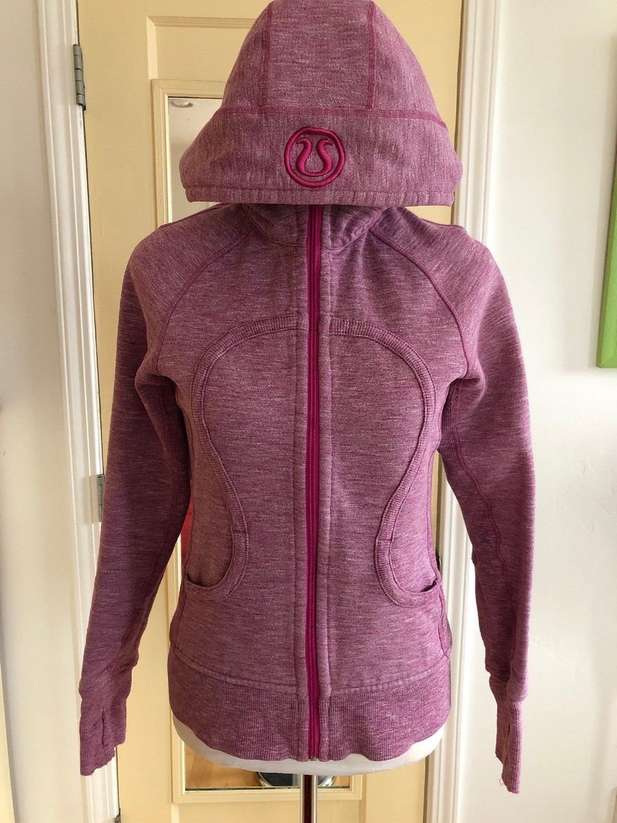 人気の贈り物が大集合 Lululemon Scuba Size Pink Rose Dusty Heathered Jacket Hoodie トップス