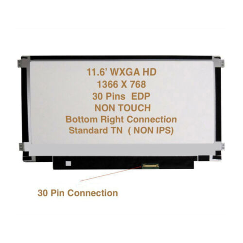 Wxga For Lenovo 100e Chromebook 2nd Gen 81QB 81M8 81MA 82Q3 LCD Display Screen - Picture 3 of 9