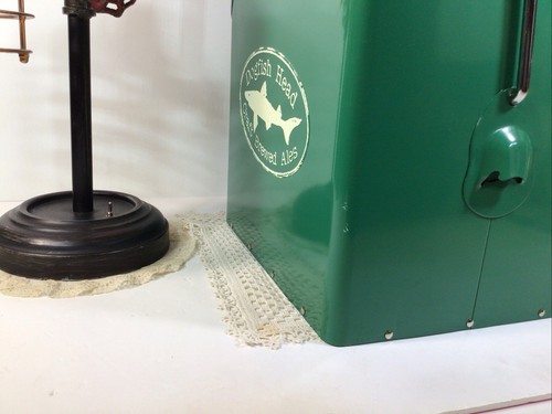 Dogfish Head Craft Brewed Ales grün Metall Eisbox/Kühler~SEHR COOL~UNIKAT - Bild 17 von 21