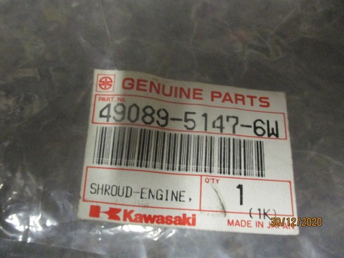 ouie gauche neuve et d'origine pour KAWASAKI 250 KDX 1992 réf 49089-5147-6W - Photo 2/7