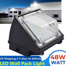 Outdoor 48W LED Wall Pack Light 5000K  Warehouse Security Area Fixture Lamp