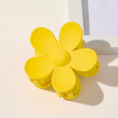 Women Retro Hair Clip Acrylic Hairpin Flower Shape Hairpin Shark Clip Accessory - Picture 10 of 26